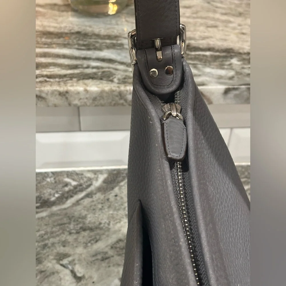 Coach Legacy Silver gray Leather Crossbody